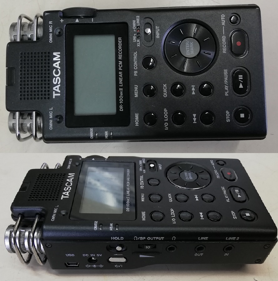 ☆TEAC製 TASCAM タスカム リニアPCMレコーダーDR-100MK II 極美品