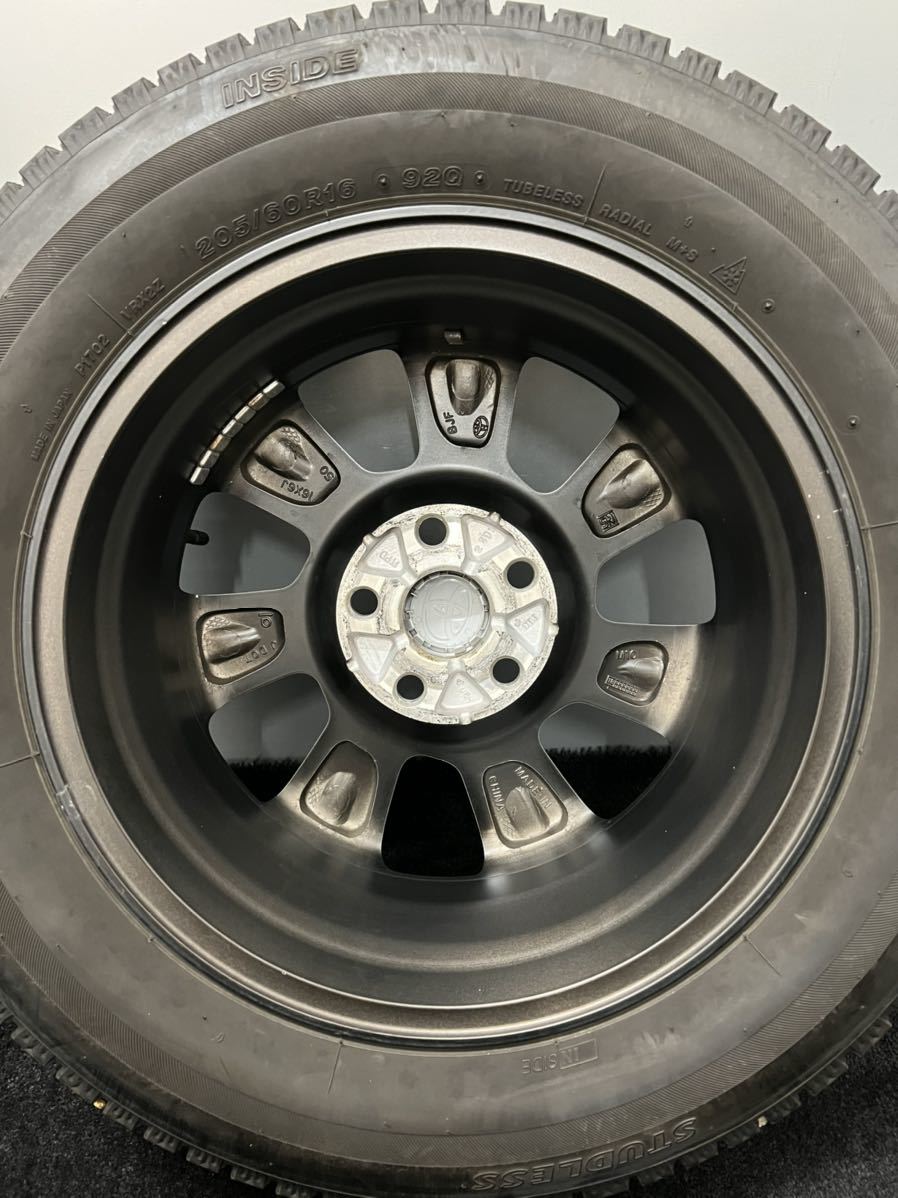 205/60R16 BRIDGESTONE/VRX2 19年 トヨタ 80 ノア ヴォクシー 純正 16インチ 6J ＋50 114.3 5H スタッドレス 4本_画像10