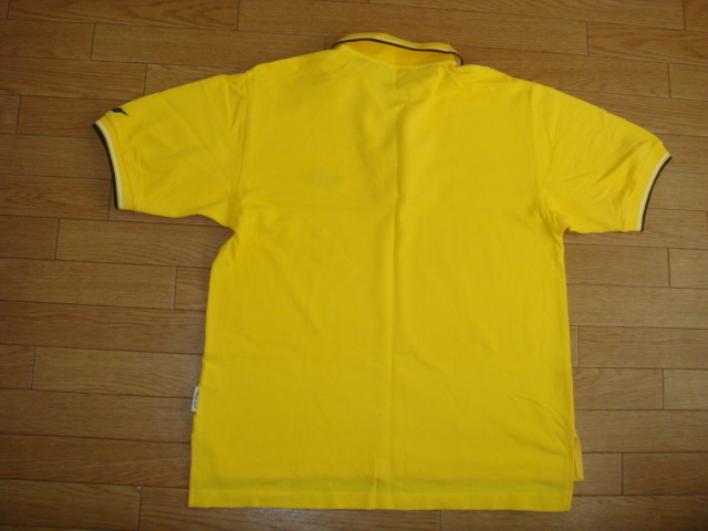 未使用　黄色　半袖　メンズ　ポロシャツ　Ｍサイズ　綿100%_画像2