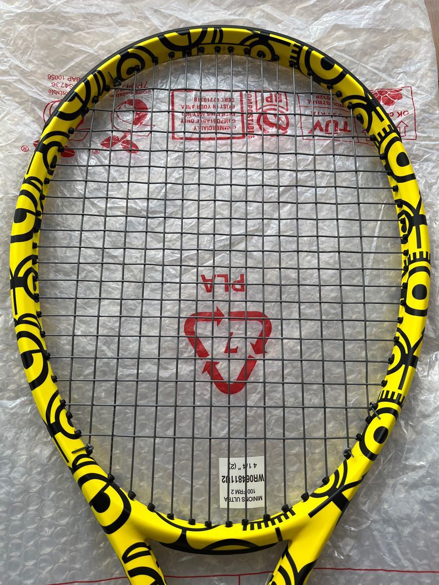 最大65%オフ! 在庫処分 ウィルソン ミニオンズ ウルトラ 100 WILSON MINIONS ULTRA 300g WR064811 硬式テニスラケット velvetcircusibiza.com