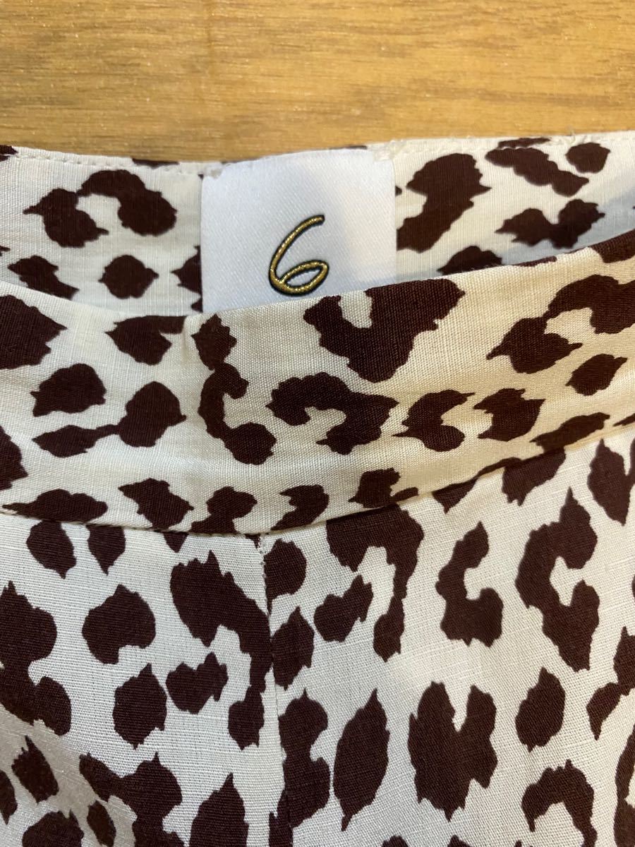 LEOPARD PRINT PANTS 6(ROKU) ロク レオパード ヒョウ柄 パンツ