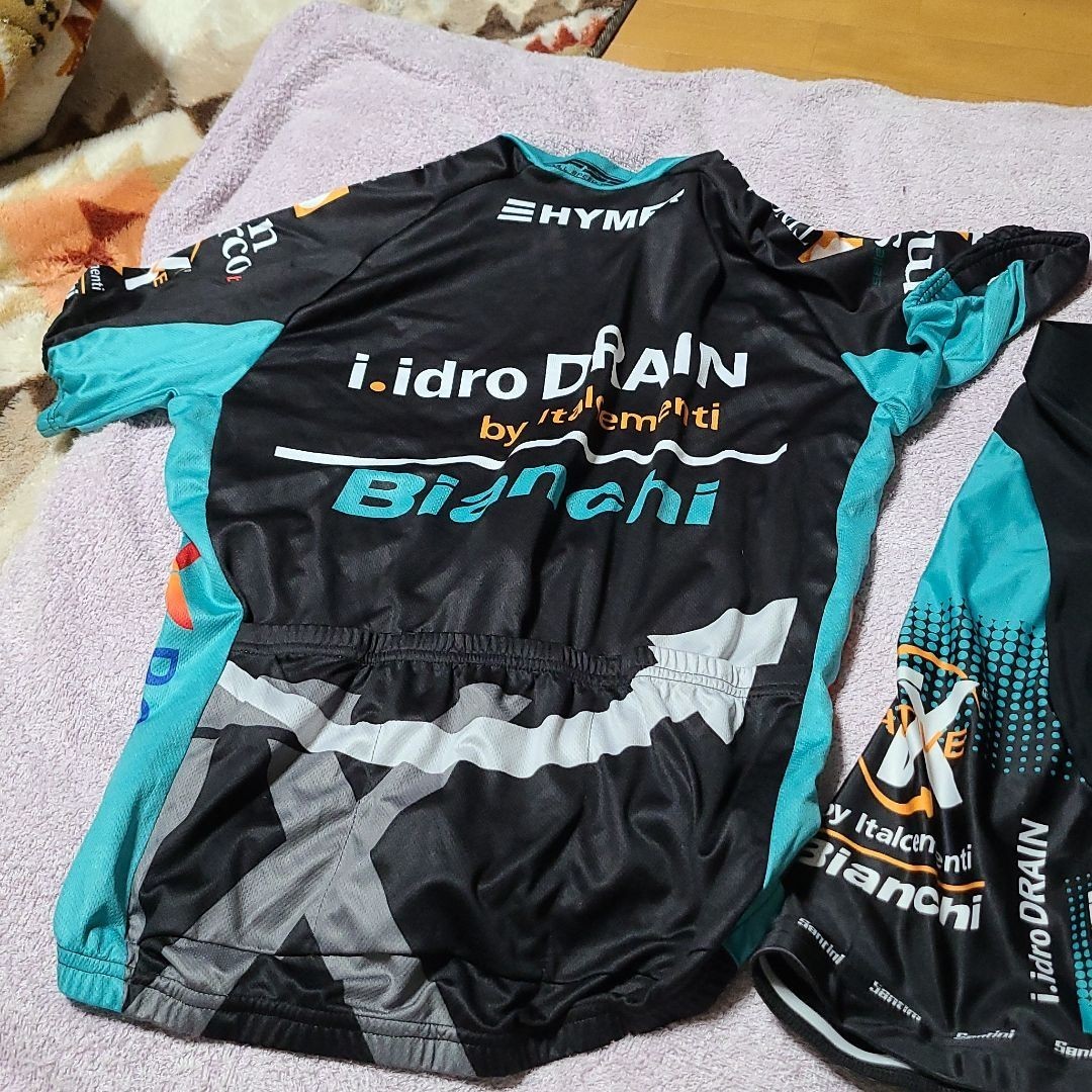 ○ BIANCHI ビアンキ サイクルウェア 半袖 サイクルジャージ 上下