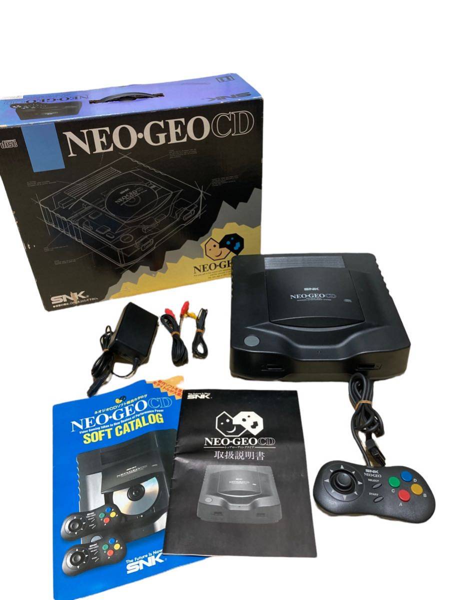 SNKネオジオCD本体 箱付き一式 NEO・GEO CD 正常動作品