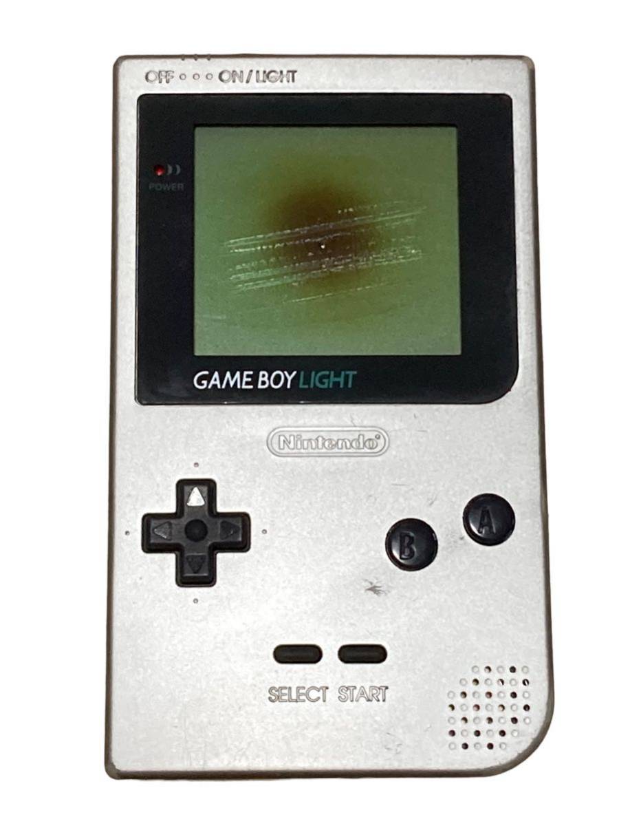 Nintendo GAME BOY LIGHT ゲームボーイ ライト 本体 シルバー 箱 Nintendo GAME BOY LIGHT ゲームボーイ ライト 本体 シルバー 箱