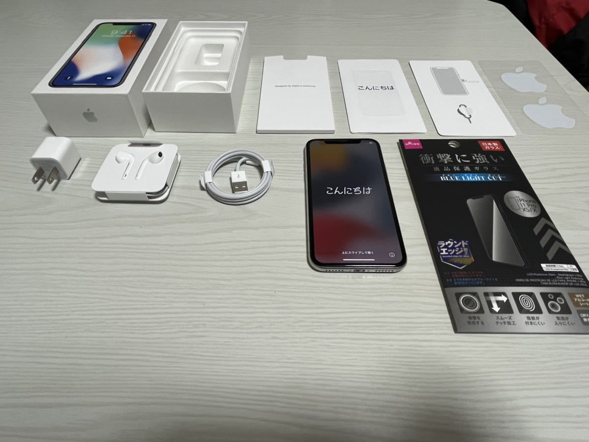 SIMフリー シルバー ホワイト iPhone X SIMフリーiPhone 64GB www
