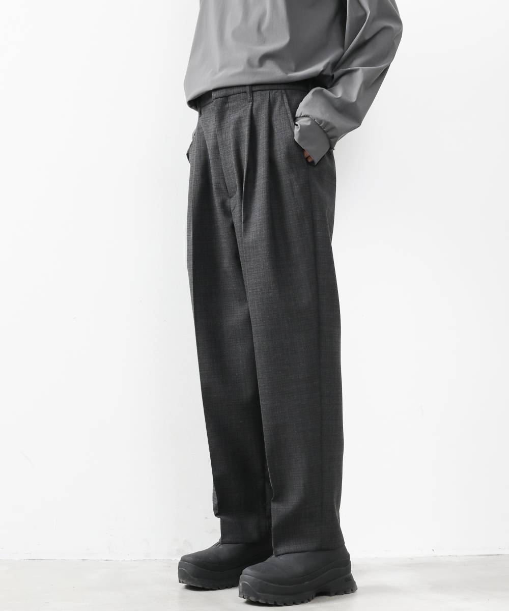 stein 21ss EX WIDE TAPERED TROUSERS - 通販 - solarenergysas.com.ar