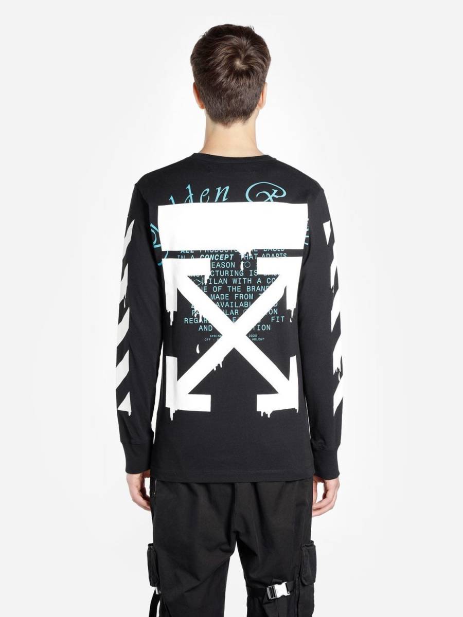 Offwhite Dripping Arrows ロンT