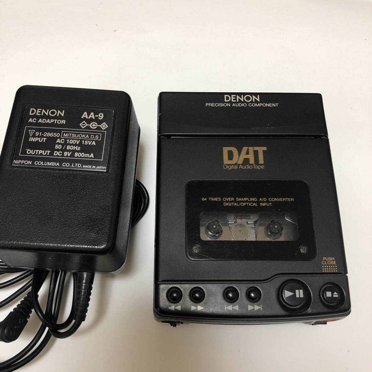 ジャンク DENON DTR-80P DATレコーダー ポータブルDAT デジタル 