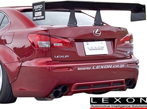 【M's】LEXUS IS-F (2007/12-) レクソン feat.Rocket Bunny #1 リアアンダーディフューザー ／ FRP ※要適合確認 レクサス LEXON ISF_画像2