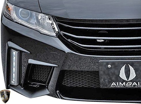 【M’s】ホンダ RB3 オデッセイ 前期 (2008y-2011y) AIMGAIN 純VIP GT フルキット 3点 ／／ FRP 未塗装 エイムゲイン フルエアロ パーツ_※ 別売り LED INSERT KIT type1 (縦型)