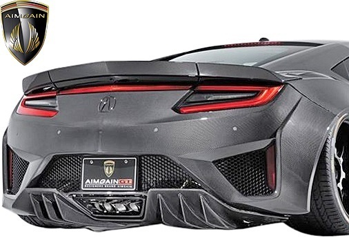 【M’s】ホンダ NSX NC1 (2016y-) AIMGAIN GT リアデッキスポイラー／／Dry Carbon エイムゲイン エアロ リアスポイラー リヤスポイラー_画像1