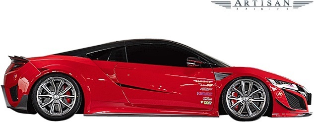 【M’s】HONDA NSX NC1 (2017.2-) ARTISAN SPIRITS カーボン フロントフェンダーダクト 2P ／／ CFRP アーティシャンスピリッツ エアロ_画像2