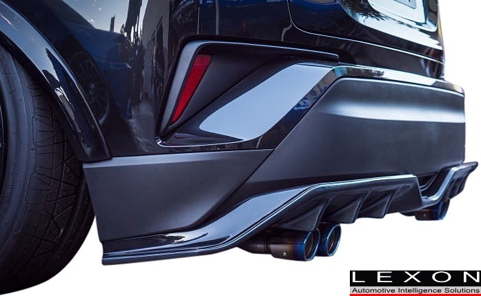【M's】TOYOTA C-HR X10 (2016/12-) LEXON エアロ 3Pキット (F+S+R)//レクソン トヨタ CHR CH-R エアロ エアロセット フルエアロ 社外品_画像4