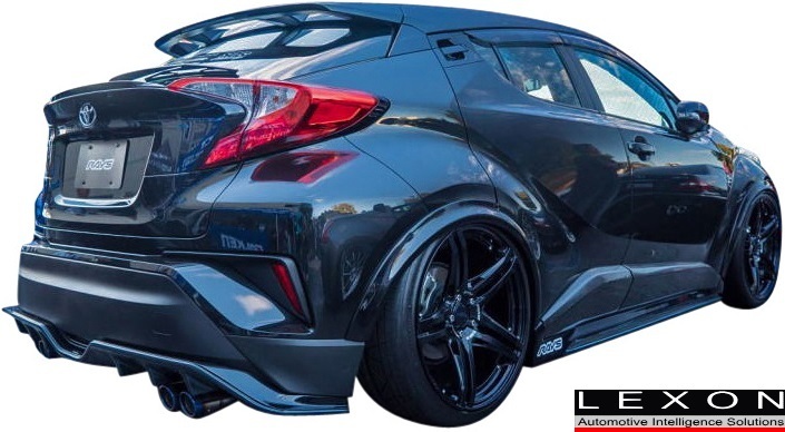 【M's】TOYOTA C-HR X10 (2016/12-) LEXON エアロ 3Pキット (F+S+R)//レクソン トヨタ CHR CH-R エアロ エアロセット フルエアロ 社外品_画像2