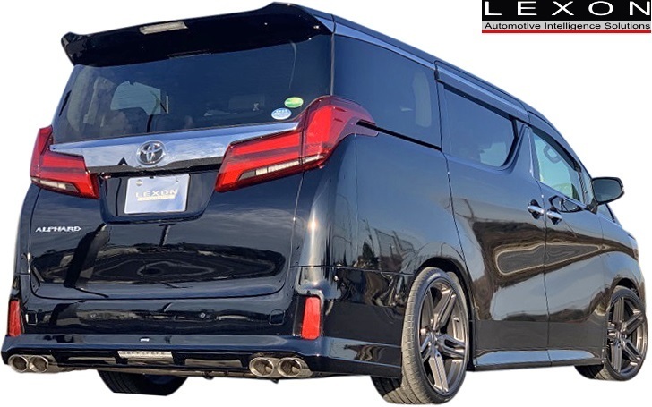 【M's】TOYOTA ALPHARD 30 S/SC/SR 後期(2018/01-) LEXON リアアンダースポイラー／ トヨタ アルファード 30アルファード レクソン_画像1