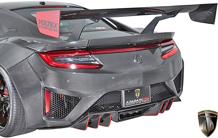 【M’s】ホンダ NSX NC1 (2016y-) AIMGAIN カーボン GTウイング (1800mm)／／Dry Carbon エイムゲイン エアロ カスタムウイング_画像2