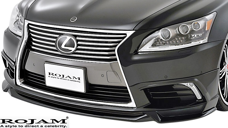 【M's】LEXUS LS 40系 後期 (2012/10-2017/9) ROJAM IRT フロントリップスポイラー／レクサス LS460 LS600h ショート ロング FRP ロジャム_画像2