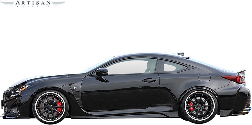 【M\'s】レクサス RC F 前期 (2014.10-2018.10) ARTISAN SPIRITS サイドスポイラー 左右//CARBON USC10 エアロ アーティシャンスピリッツ