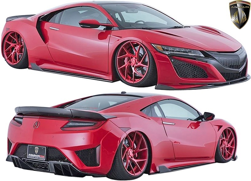 【M’s】ホンダ NC1 NSX (2016y-) AIMGAIN SPORT ドライカーボン リヤデッキスポイラー／／DRY CARBON エイムゲイン ダックウイング エアロ_画像8