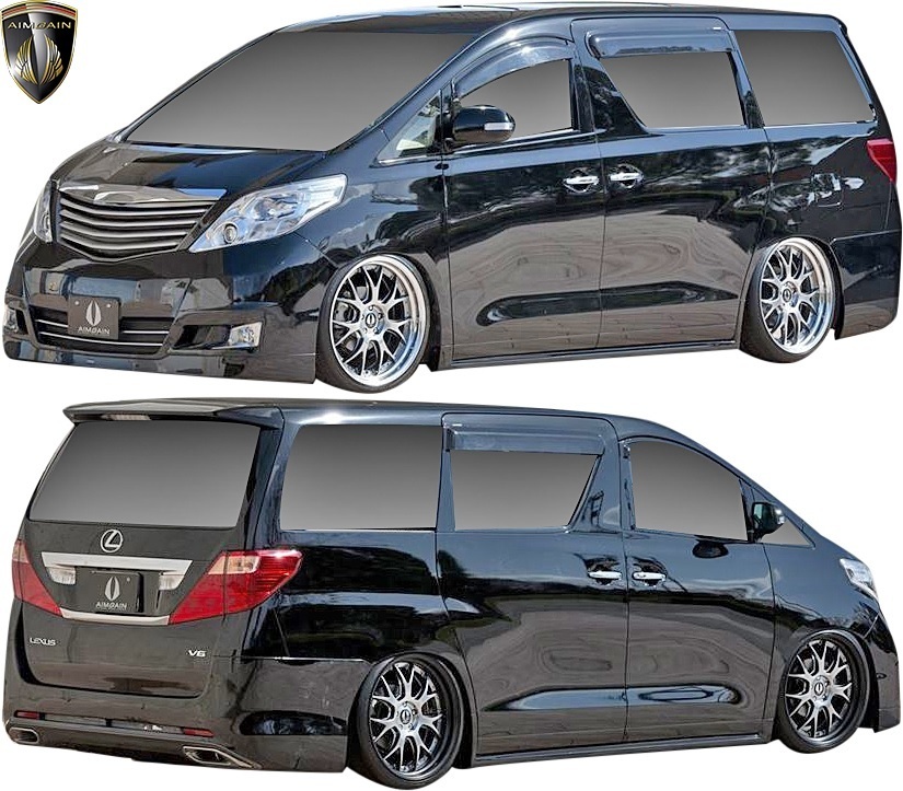 【M's】トヨタ 20アルファード 前期 240S 350S 350G (2008.5-2011.11) AIMGAIN 純VIP エアロキット 3点 ／ FRP エアロ セット エイムゲイン_画像1