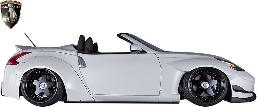 通販値段日産 Z34 フェアレディZ 370Z (2008y-2020y) AIMGAIN GT リア オーバーフェンダー ／／ FRP ワイド エイムゲイン ロェン ロウェン エアロパーツ
