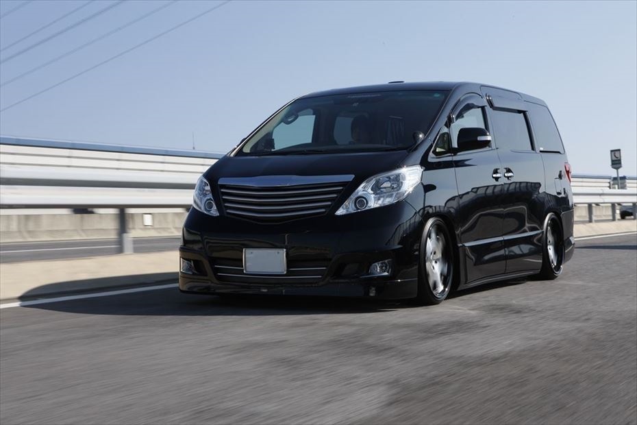 【M's】トヨタ 20アルファード 前期 240S 350S 350G (2008.5-2011.11) AIMGAIN 純VIP エアロキット 3点 ／ FRP エアロ セット エイムゲイン_画像10