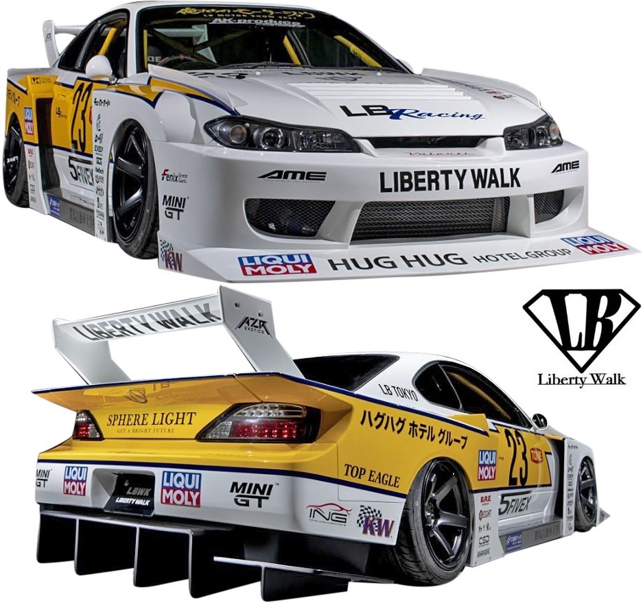 M's】ニッサン S15 シルビア (1999y-2002y) LB-Super Silhouette フル