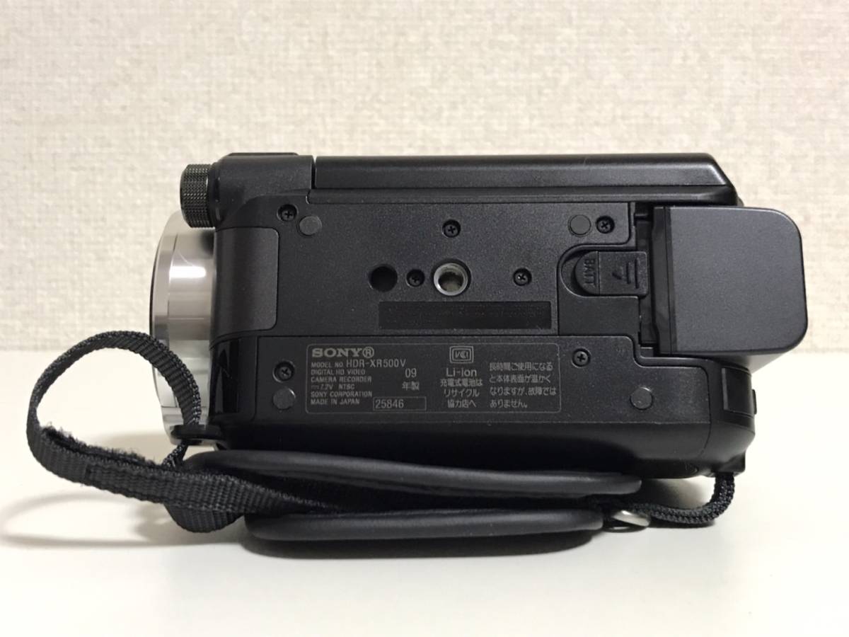 SONY HDR-XR500 デジタルビデオカメラ ハンディカム ジャンク_画像7
