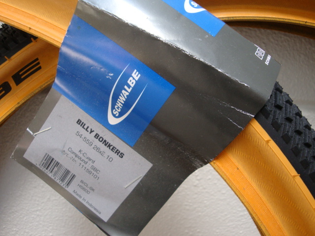 シュワルベ SCHWALBE BILLY BONKERS 26×2.10の2本セット ダート ストリート SCHWALBE シュワルベ BILLY BONKERS ビリーボンカーズ 26×2.10 ワイヤービード オフロード クリンチャー タイヤ (1本)(SW-11159348)(4026495904032)