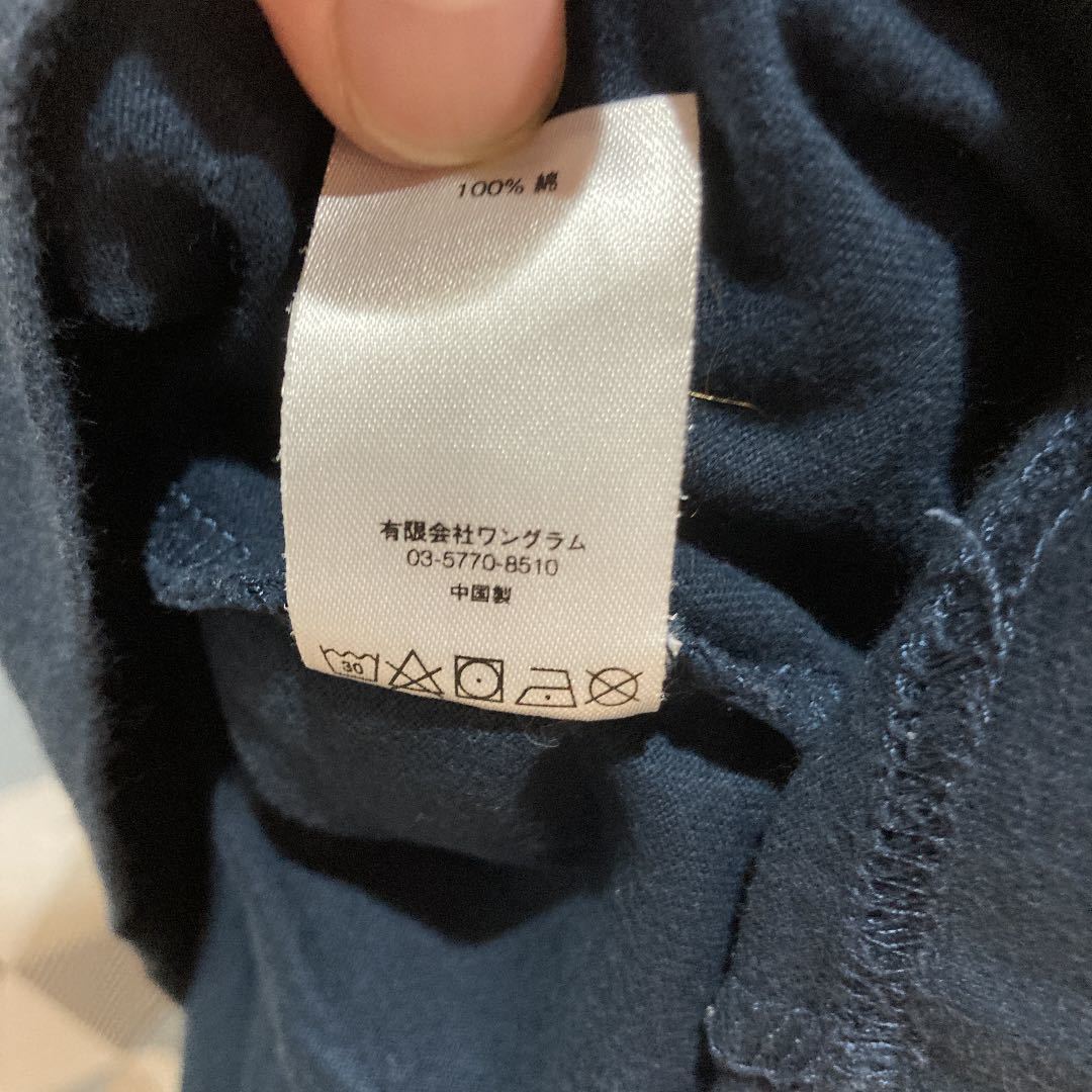 supreme Tシャツ スモールボックスロゴ刺繍半袖Tシャツ ネイビー 紺色