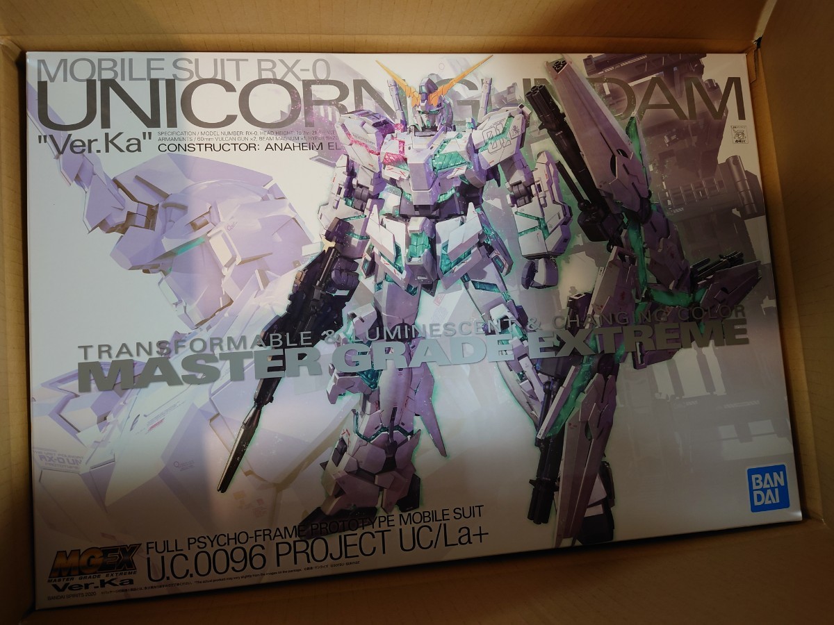 未組立】MGEX ユニコーンガンダム ver.Ka ガンプラ バンダイ