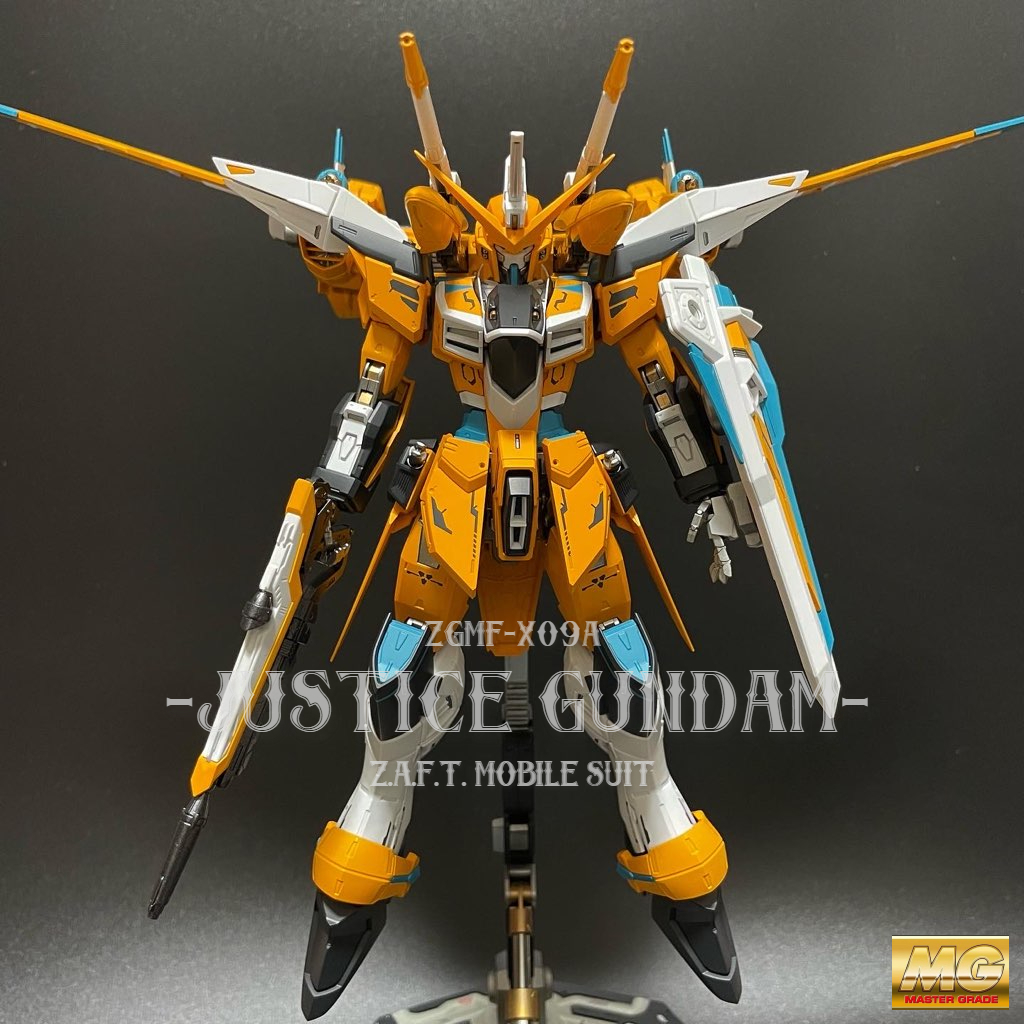 MG　1/100　ジャスティスガンダム（全塗装完成品）_画像1