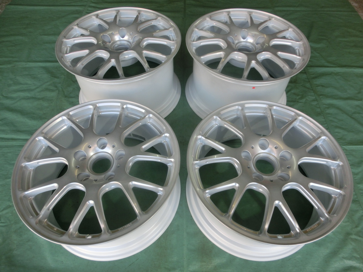 新品 国産鍛造軽量ホイール SCHONHEIT M7R ハイパーシルバー＆FALKEN AZENIS 225/40-18 265/35-18 ポルシェ911(964) 用 4本セット_画像1