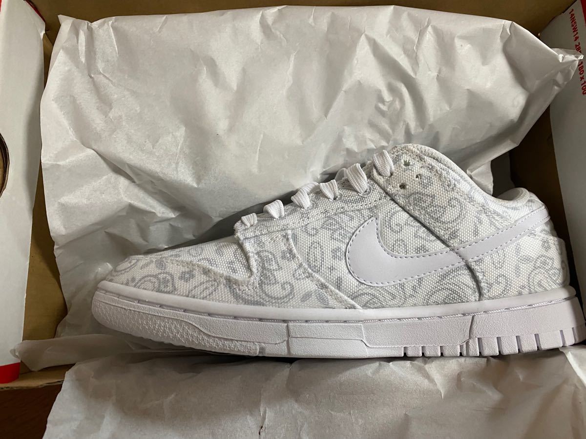 NIKE Dunk Low ESS White Paisley ナイキ ダンク ロー ホワイト ペイズリー