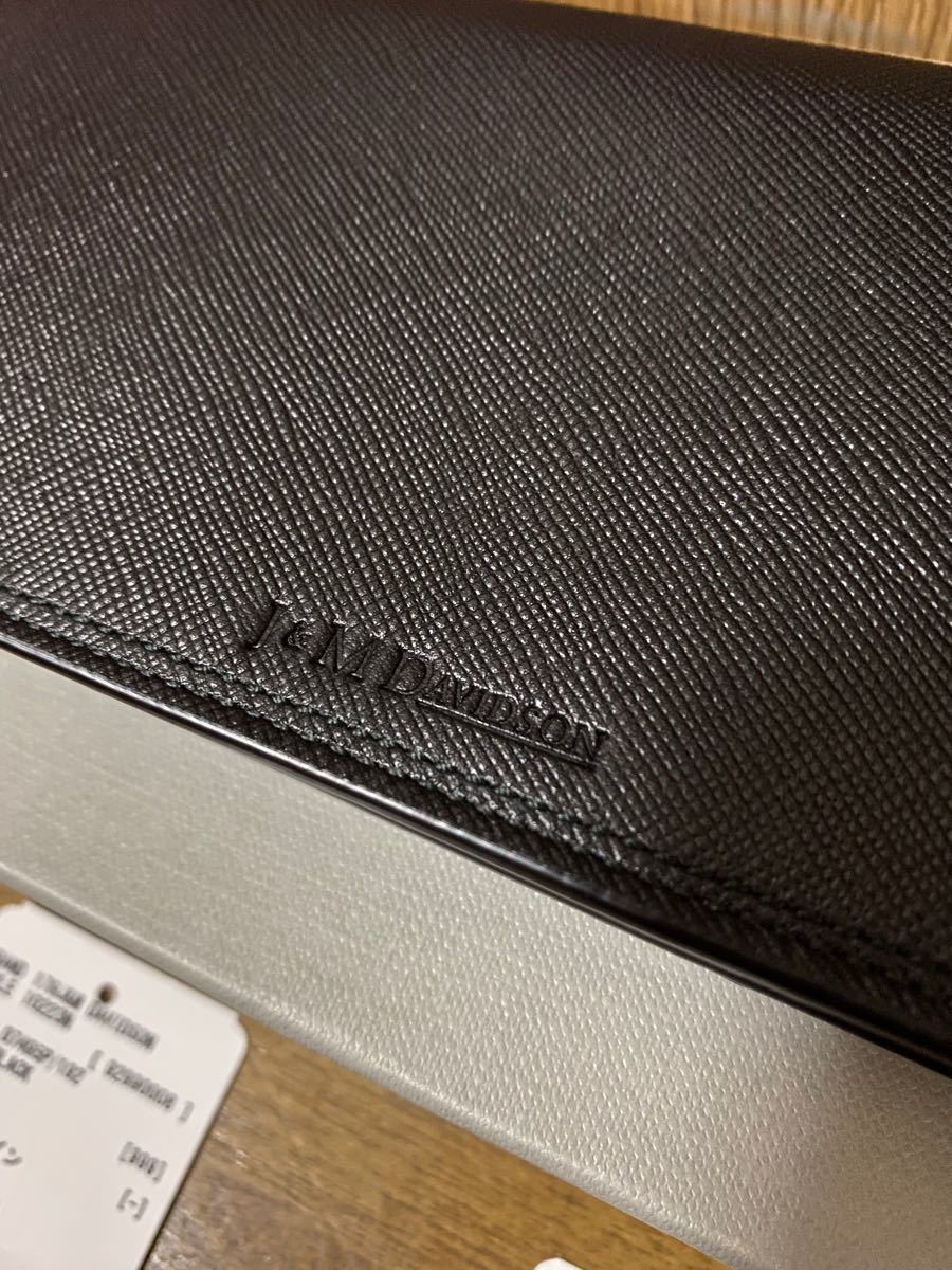 未使用 J&M DAVIDSON デヴィッドソン 長財布 定番 型押し サフィアーノ