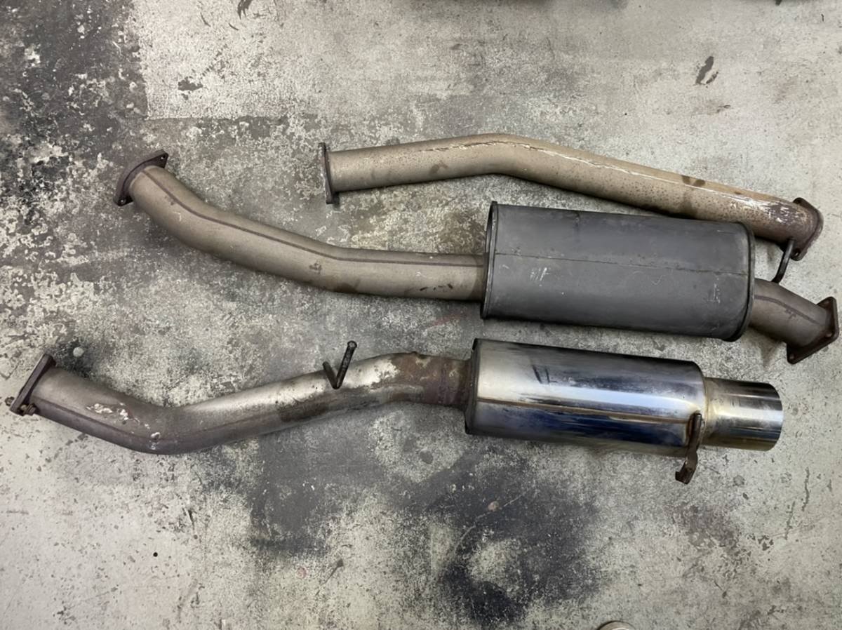 トヨタ JZX100 チェイサー JASMA認定 メーカー不明 砲弾マフラー www