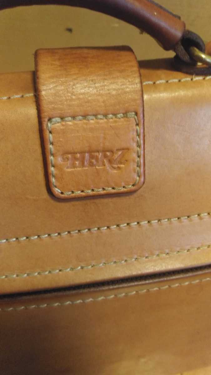 通販爆買い ヤフオク! - 美品 HERZソフトレザー ダレスバッグBJ-68