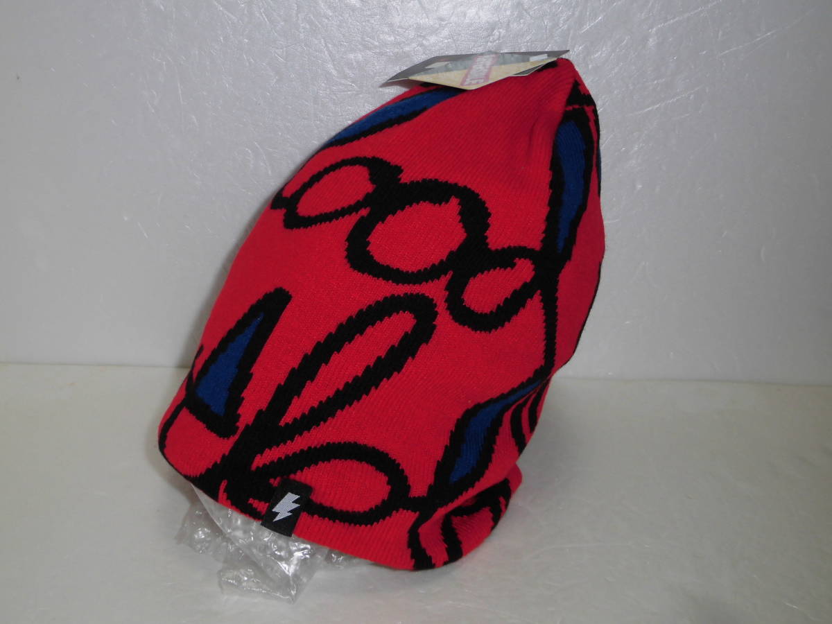  unused regular price 3990 jpy BlueBlood knit cap red ( Beanie cap hat ) reversible? Blue blood goldwin 