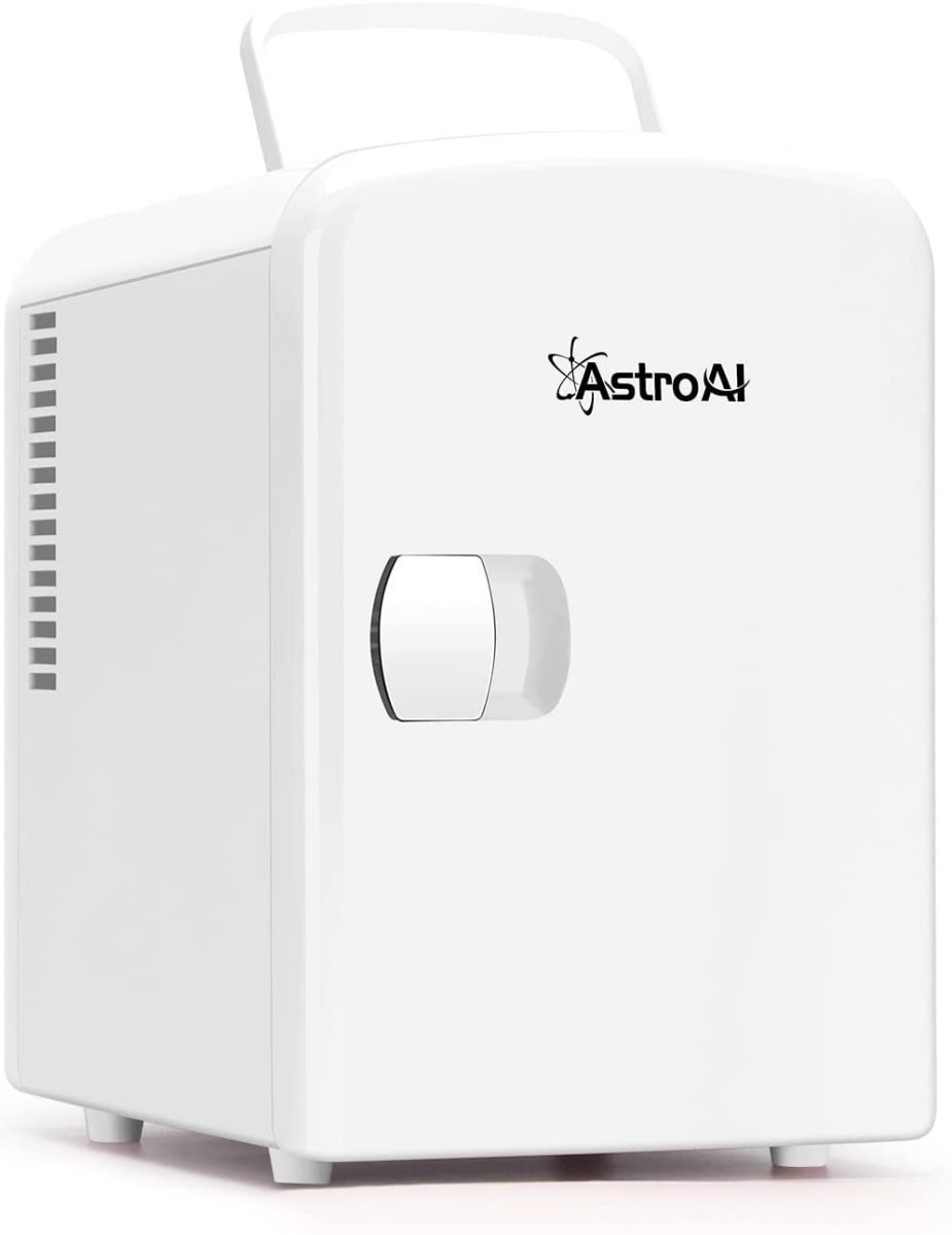 ■新品■AstroAI ミニ冷蔵庫 冷温庫 4L 小型でポータブル 2電源式 便利な携帯式 (ホワイト)_画像1