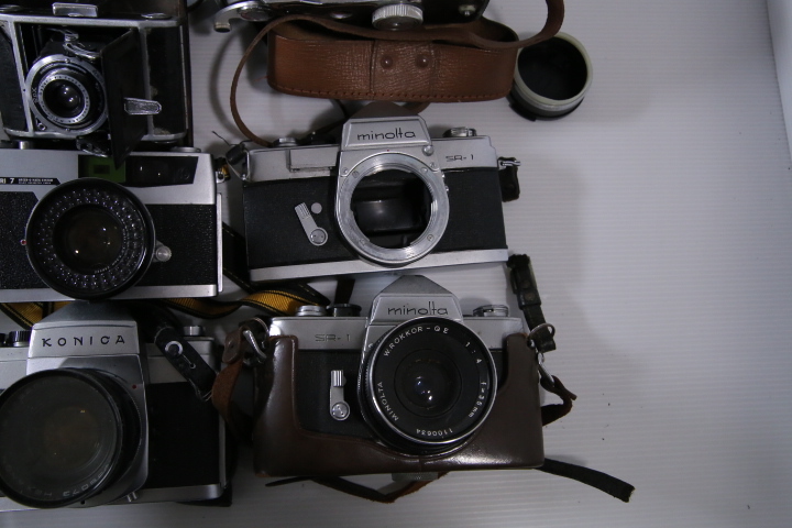 二眼レフ フィルムカメラ レンジファインダー 13点 まとめ セット Ricohflex model Ⅲ Ⅶ Mamiya six etc 動作未確認 ジャンク扱 LOT A170_画像6