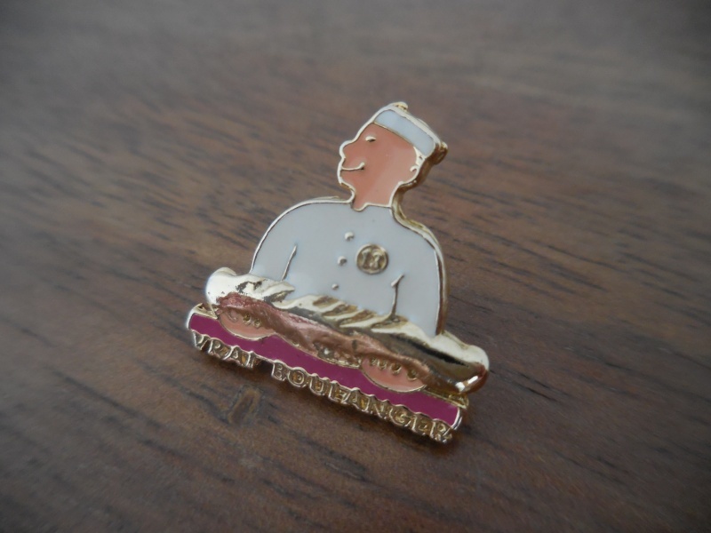 フランス☆古いピンズ【VRAI BOULANGER 】ピンバッジ ピンバッチ PINS パン屋 フランスパン バゲット_画像2