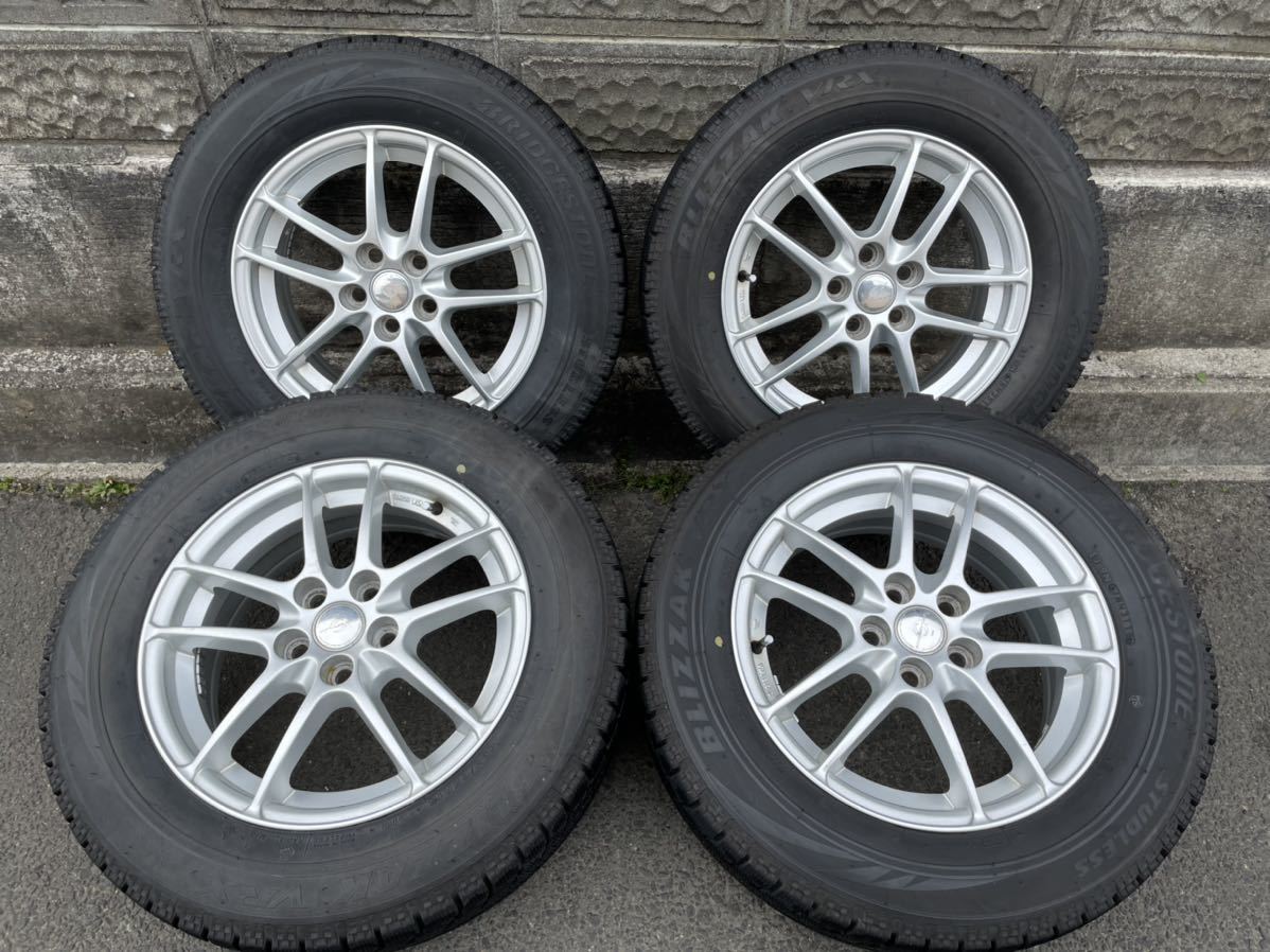 即決 軽量? BS VRX 195/65R15 トヨタ純正ナット専用 プリウス