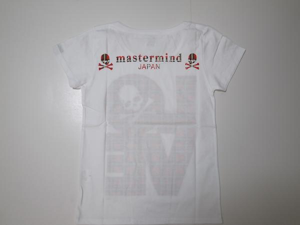 mastermind japan love tee белый красный LADIES M новый товар 