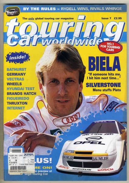 【c0124】1997年 touring car worldwide, issue7／BTCCスラクストン、フランク・ビエラ、..._画像1