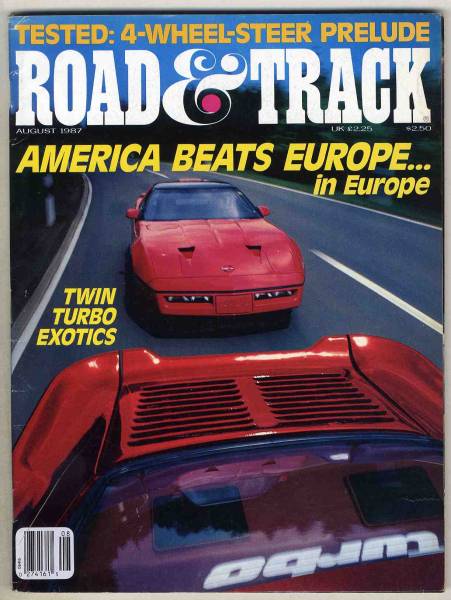 [b9936]87.8 ROAD&TRACK| Cara way * twin turbo Corvette, "Koenig" * twin turbo Porsche 911,...