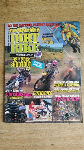 australasian DIRT BIKE magazine 1991 11 month number 