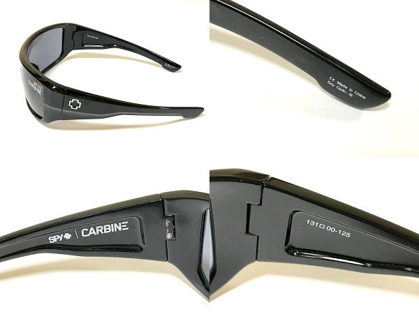  new goods unused *SPY Spy sunglasses [ control N51] black CARBINE car bin 