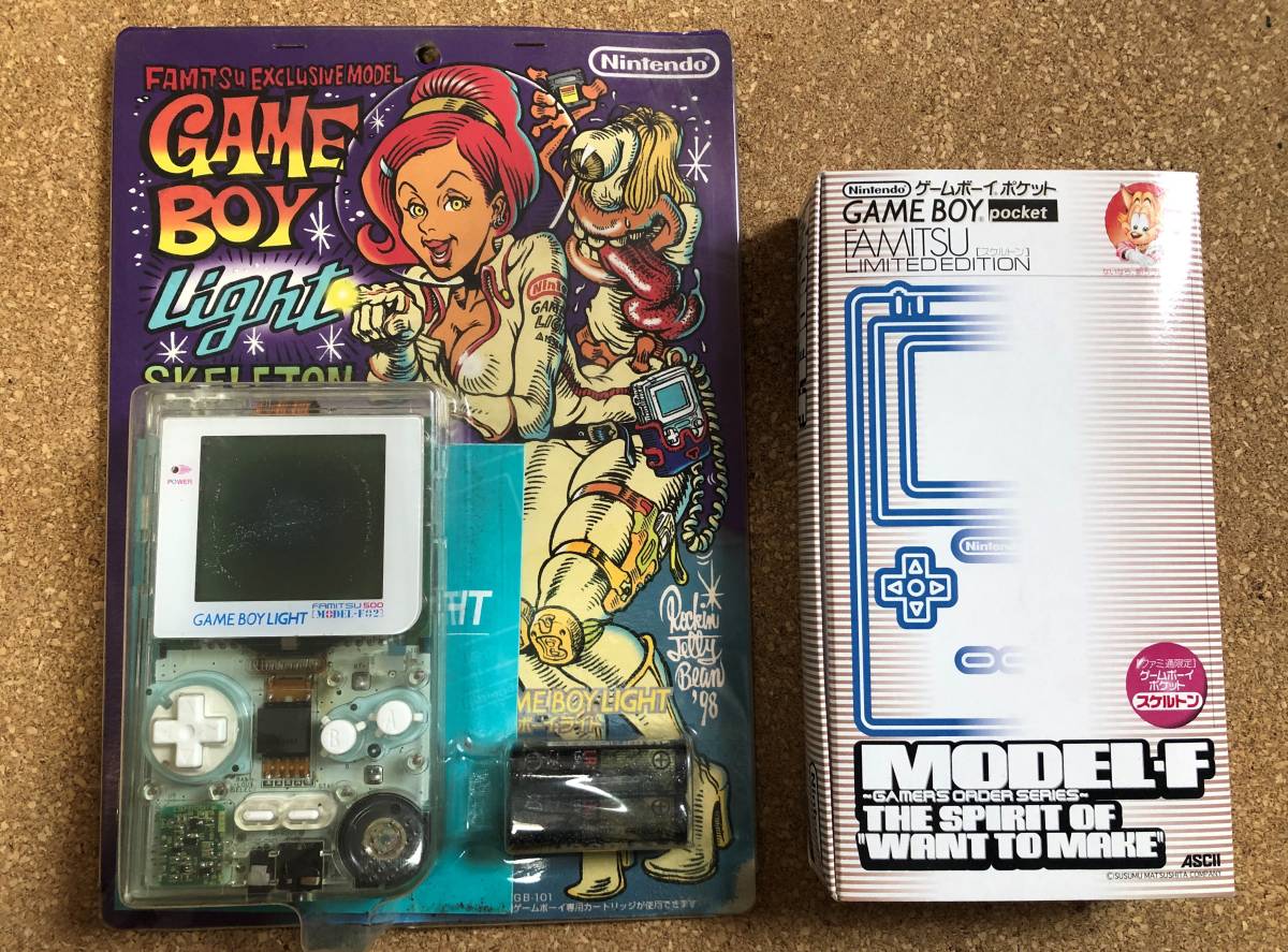 ヤフオク! - ゲームボーイライト ファミ通限定 スケルトン
