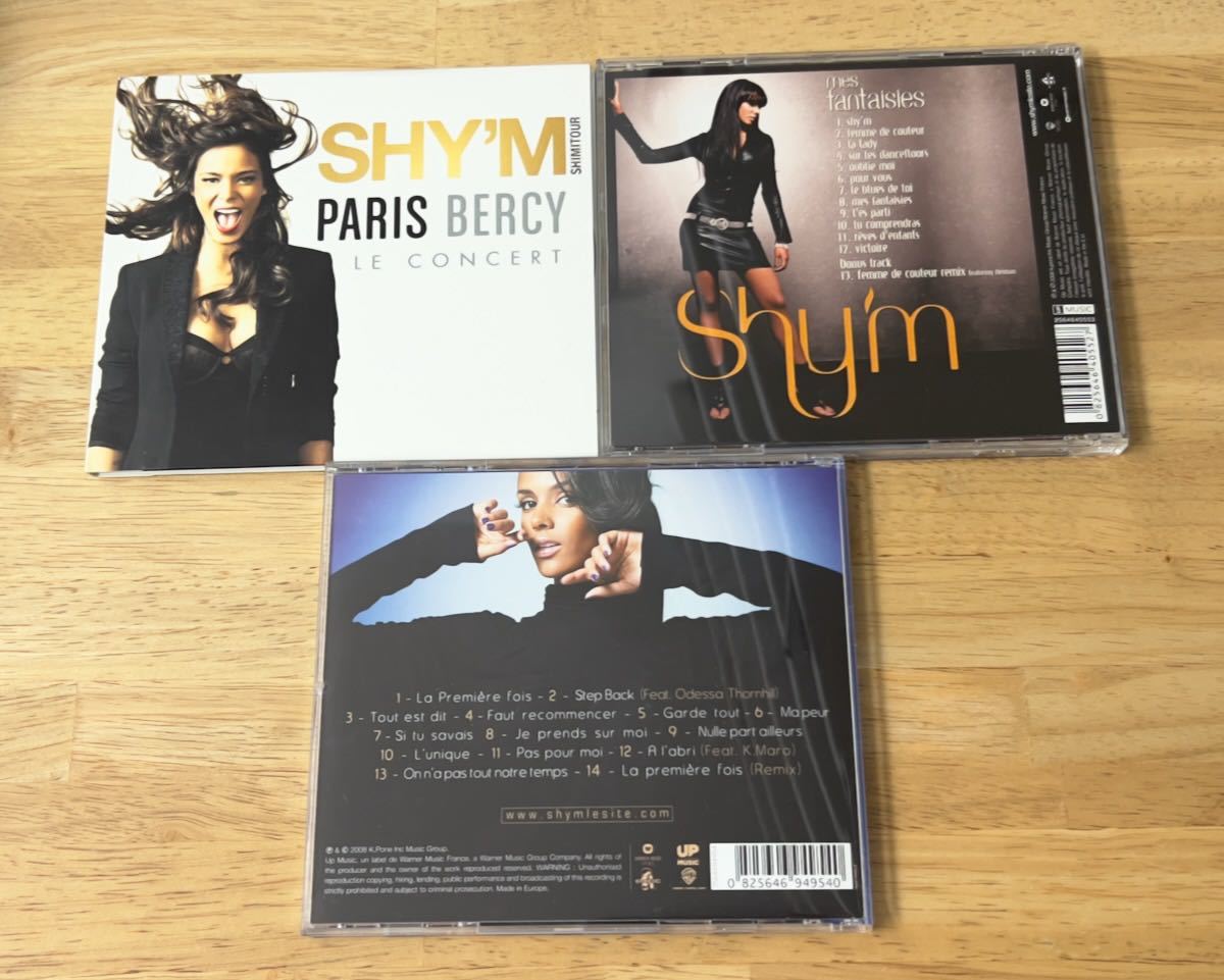 Shy’M MES FANTAISIES REFLETS CAMELEON フレンチR&B CD3枚セット
