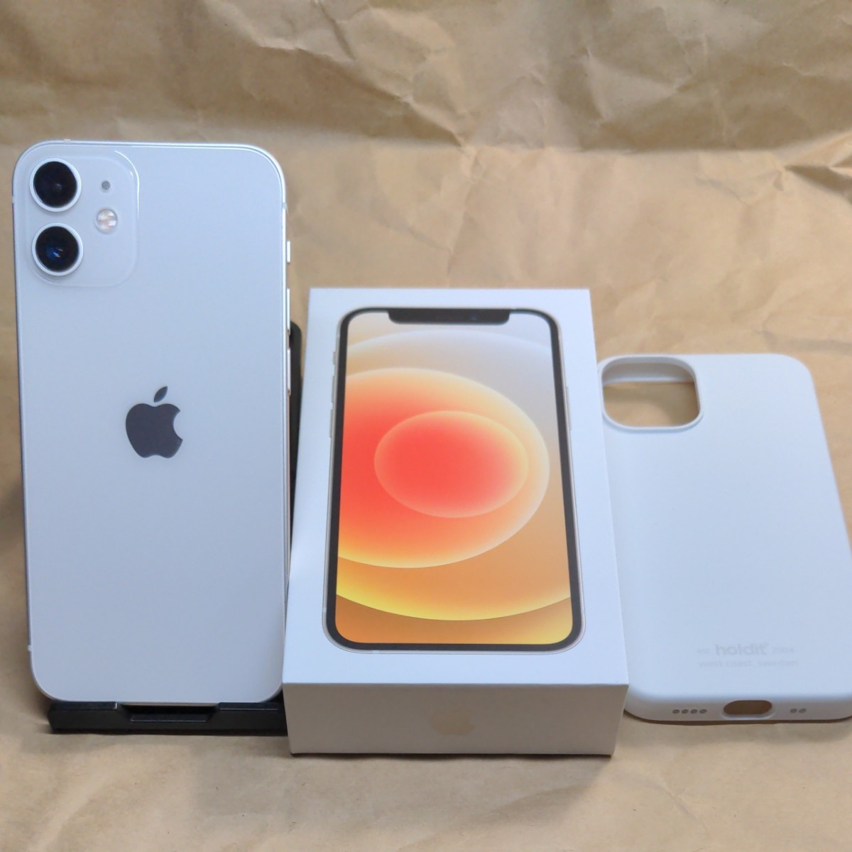 オレンジ系贈り物 iPhone12 本体 ホワイト 128GB SIMフリー 美品 スマートフォン本体 スマートフォン/携帯電話オレンジ系￥
